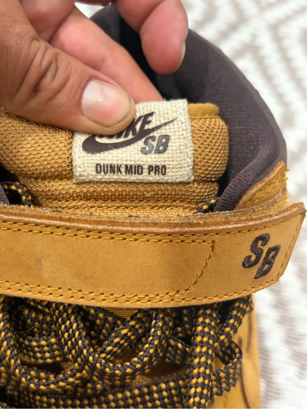Nike Sb Dunk Mid Premium Lewis Marnell Sneakers Men’s Size 11.5